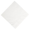 Servilletas de desayuno de papel blanco compostables - 3 capas - 400 x 400 - Paquete de 1000 - FourniResto