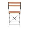 Chaises bistro en imitation bois - Lot de 2 - Bolero - Fourniresto