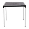 Square table with black aluminum legs 750mm - Bolero - Fourniresto