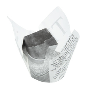 French fries cones with newspaper print - Pack of 1100 - FourniResto