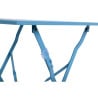 Square steel terrace table - turquoise blue - 600mm - Bolero - Fourniresto