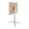 Square bistro table with tilting ash top - 600mm - Bolero - Fourniresto