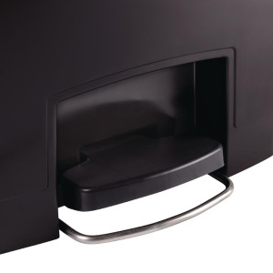 Cubo de basura con pedal frontal Slim Jim negro - 90L - Rubbermaid