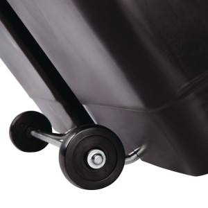 Cubo de basura con pedal frontal Slim Jim negro - 90L - Rubbermaid