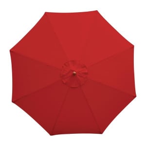 Parasol Rond Rouge - 2,5 m - Bolero