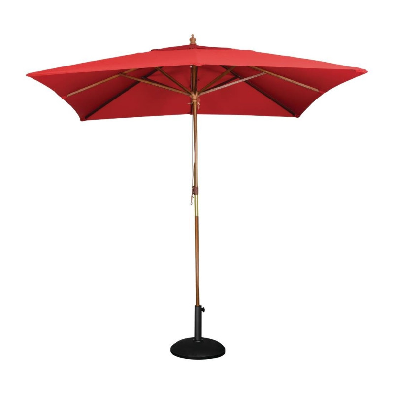 Red Square Parasol - 2.5m - Bolero