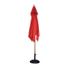 Red Square Parasol - 2.5m - Bolero