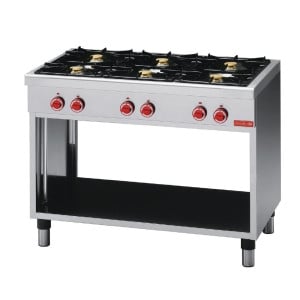 6 fuegos vivos gas - Gastro M - Fourniresto