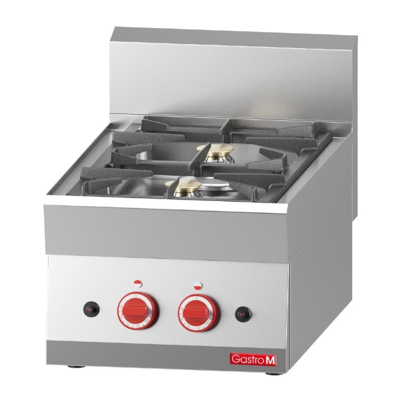 Fourneau 2 fuegos vivos gas para colocar 650 - Gastro M - Fourniresto Fourneau 2 fuegos vivos gas para colocar 650 - Gastro M - Fourniresto