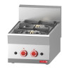 Fourneau 2 fuegos vivos gas para colocar 650 - Gastro M - Fourniresto