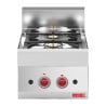 Fourneau 2 fuegos vivos gas para colocar 650 - Gastro M - Fourniresto