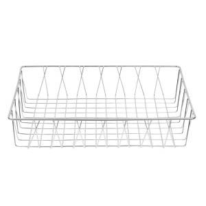 Stainless steel presentation basket 450 x 300 x 100mm - Olympia - Fourniresto