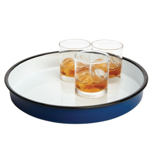 Plato de servicio esmaltado 320mm - Olympia - Fourniresto