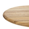 Tabla redonda de acacia de 330 mm - Olympia - Fourniresto