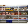 Modular Shelving in Corner 4 Levels - W 1653 x D 500mm - Tournus