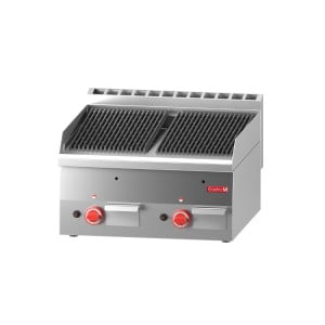 Grillade Pierre De Lave Gaz-P 600mm - Gastro M