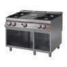 Placa de Fuego a Gas 700 con 4 Quemadores en Armario Abierto - Gastro M