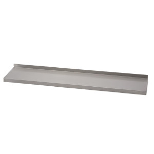 Estantería de pared de acero inoxidable sin soportes L 1000 x P 400mm - Gastro M