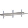 Wall Shelf in Stainless Steel Without Brackets - W 1400 x D 400mm - Gastro M