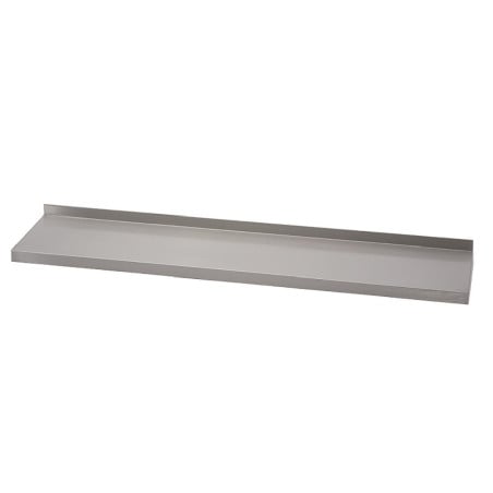 Estantería de pared de acero inoxidable sin soportes - L 1500 x P 400mm - Gastro M