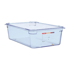 Caja hermética azul ABS GN1/1 150mm - Araven - Fourniresto