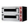 Horno de pizza Roma 2 con 2 cámaras - 400V - Gastro M