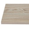 Mesa cuadrada de efecto madera clara - L 600mm - Bolero