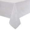 Nappe blanche bande de satin 1370 x 2280mm - Mitre Luxury - Fourniresto