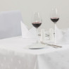 Luxor white tablecloth 1350 x 1350mm - Mitre Luxury - Fourniresto