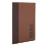 Contemporary A5 Light Brown Menu Cover - Securit - Fourniresto