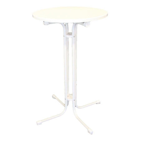 Mesa alta Limburg Blanco - 70 cm - FourniResto - Fourniresto