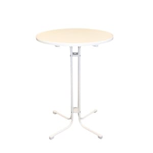 Mesa alta Limburg Blanco 80 cm - FourniResto - Fourniresto