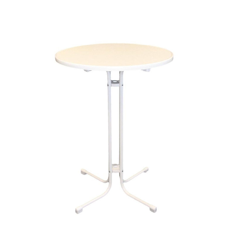 Mesa alta Limburg Blanco 80 cm - FourniResto - Fourniresto