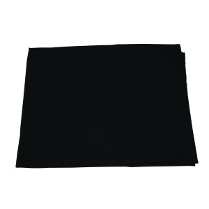 Mantel negro 1350 x 1350mm - Mitre Essentials - Fourniresto