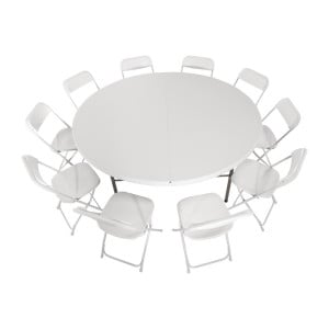 Mesa redonda plegable - Bolero - Fourniresto