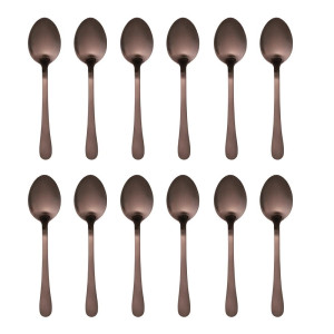 Dessert Spoons Copper Cyprium - Set of 12 - Olympia