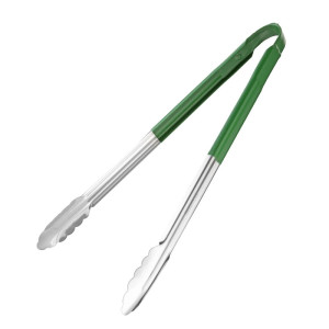 Pinza de servicio 405mm verde - Vogue - Fourniresto