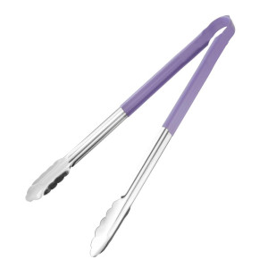 Pince de service 405mm violette - Vogue - Fourniresto