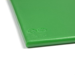 Gran tabla de cortar verde-L 600 x 450mm- Hygiplas