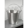 Stainless steel bucket 12L - Jantex - Fourniresto