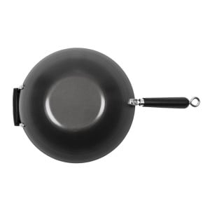 Wok Antiadherente Fondo Plano - 35 cm - Kitchen Craft - Fourniresto