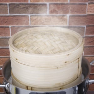 Bamboo steamer basket 20.3 cm - Vogue - Fourniresto