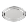 Oval stainless steel serving dish - 407mm - Olympia - Fourniresto