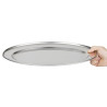 Plat de service ovale inox - 407mm - Olympia - Fourniresto