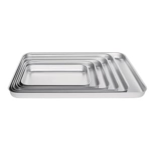 Bandeja de horno de aluminio 320mm - Vogue - Fourniresto