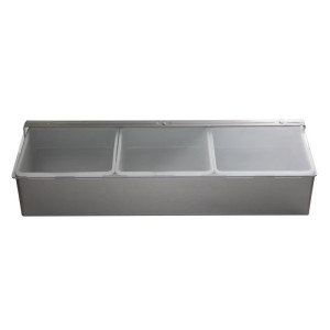 Caja de compartimentos - 3 x 950 ml - Olympia - Fourniresto