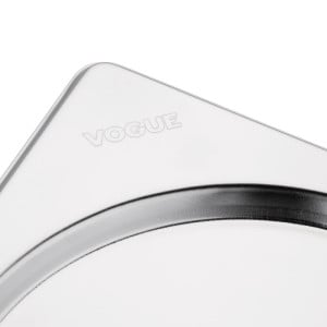 Tapa de acero inoxidable - GN 1/2 - Vogue - Fourniresto