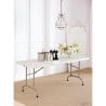 Mesa Plegable en el Centro Blanca 1,8 m - Bolero