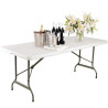 Mesa Plegable en el Centro Blanca 1,8 m - Bolero