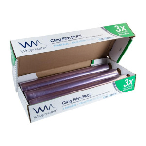 Film Refills Freshness - L 300m x W 450mm - Pack of 3 - Wrapmaster